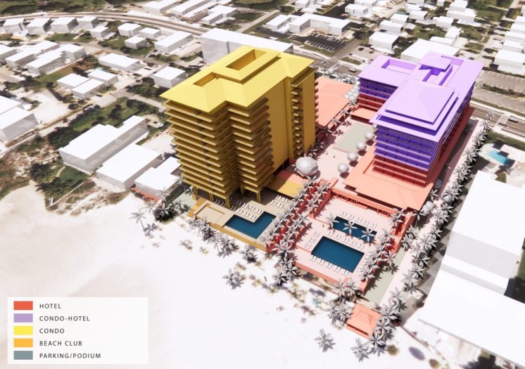 Read more about the article Updated 9/10/25 – Fort Myers Beach Hotel & Residences Proposed to Take Place of Former Outrigger Resort