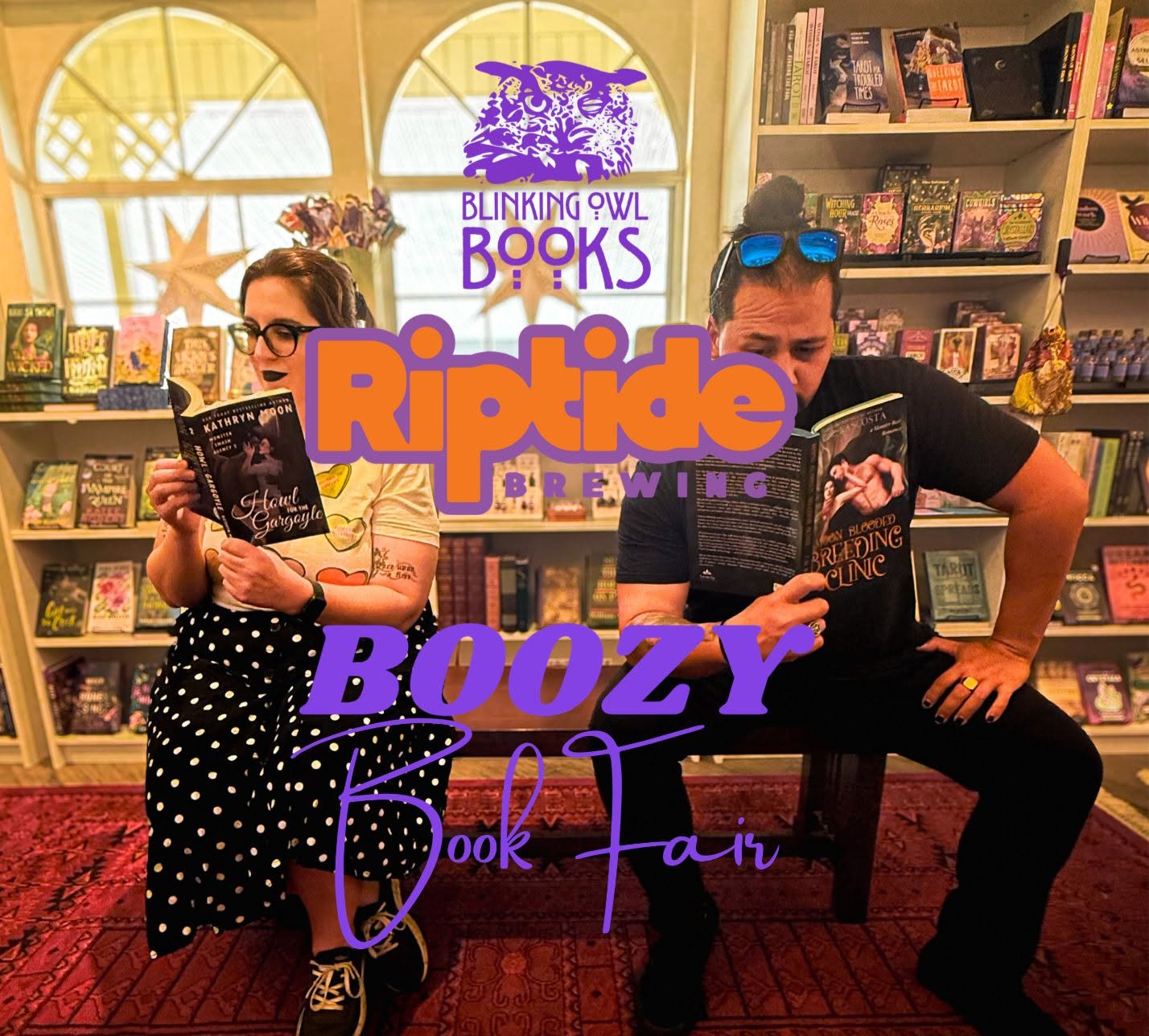 Boozy Bookfair at Riptide